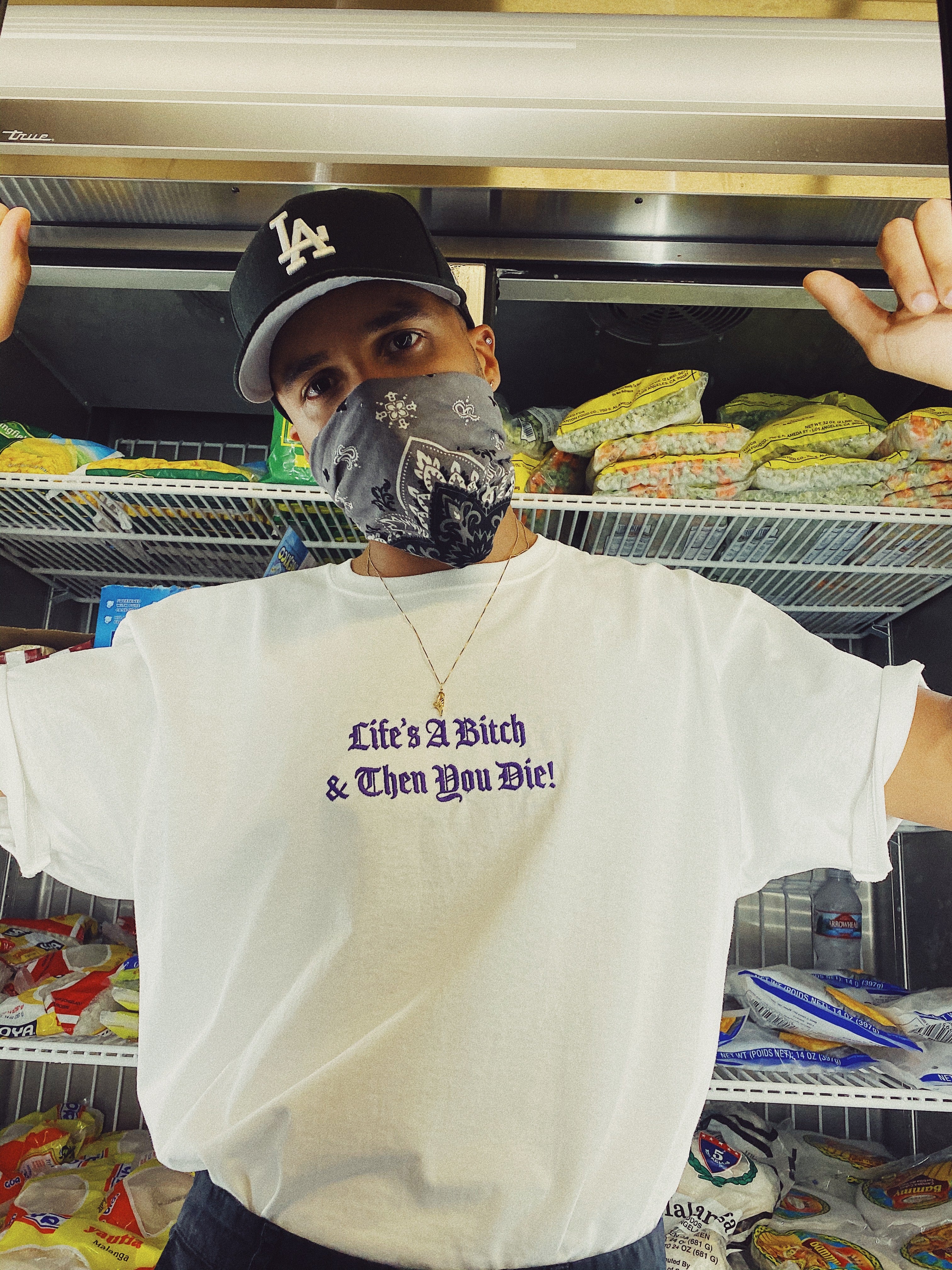 Life's A B***h Embroidered T-shirt