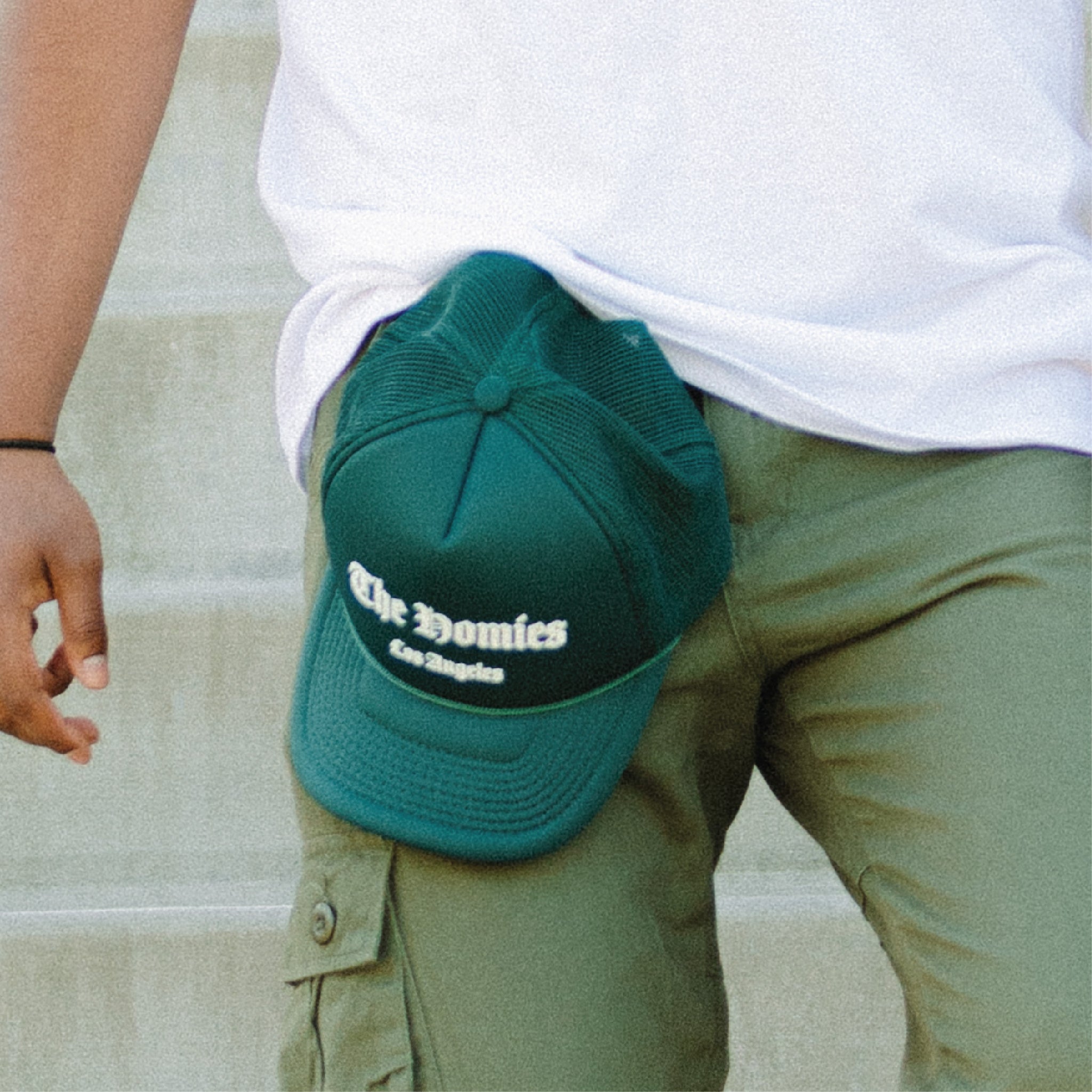 Green Puff Print [OG Logo] Foam Trucker Hat