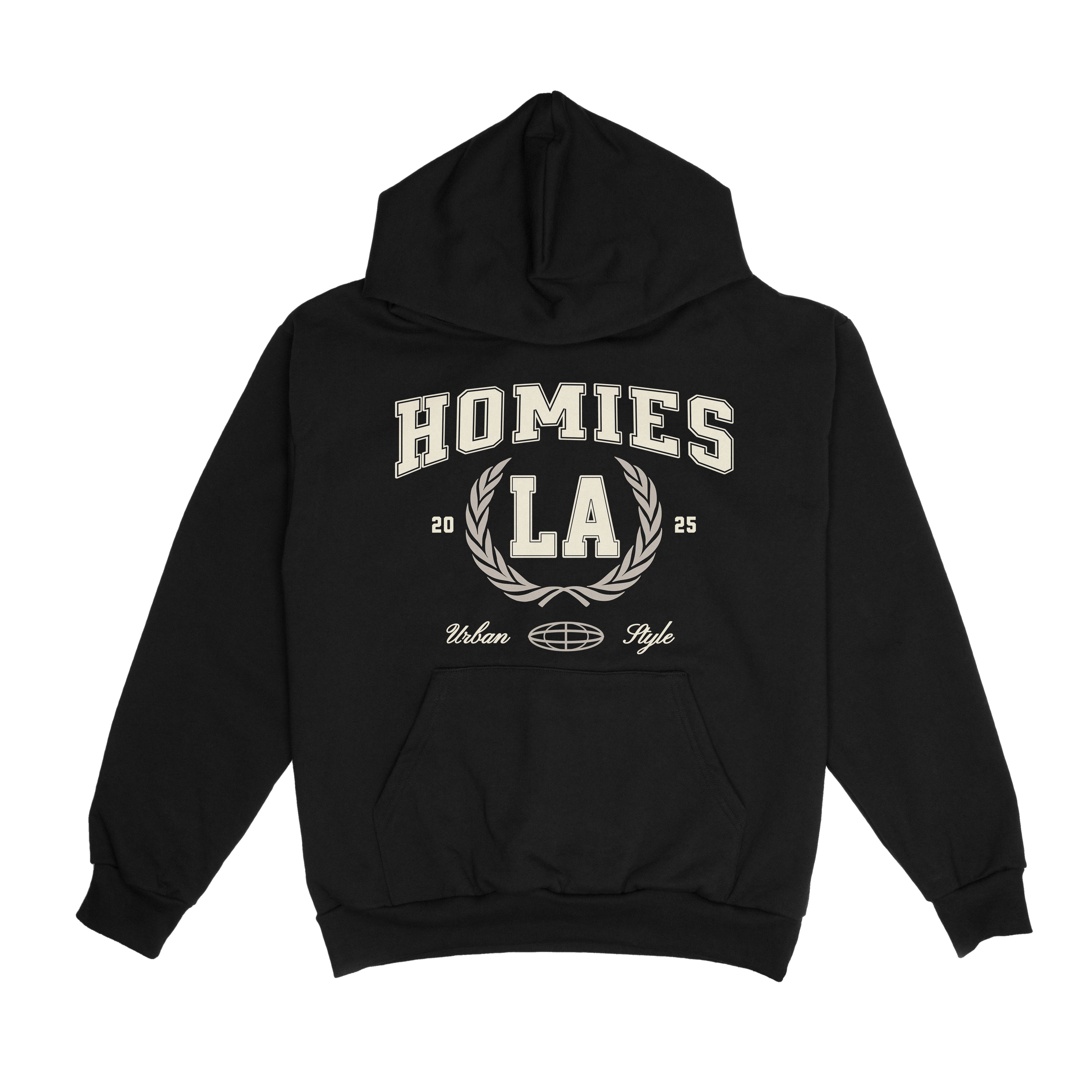 Homies "Black" Urban Style Hoodie