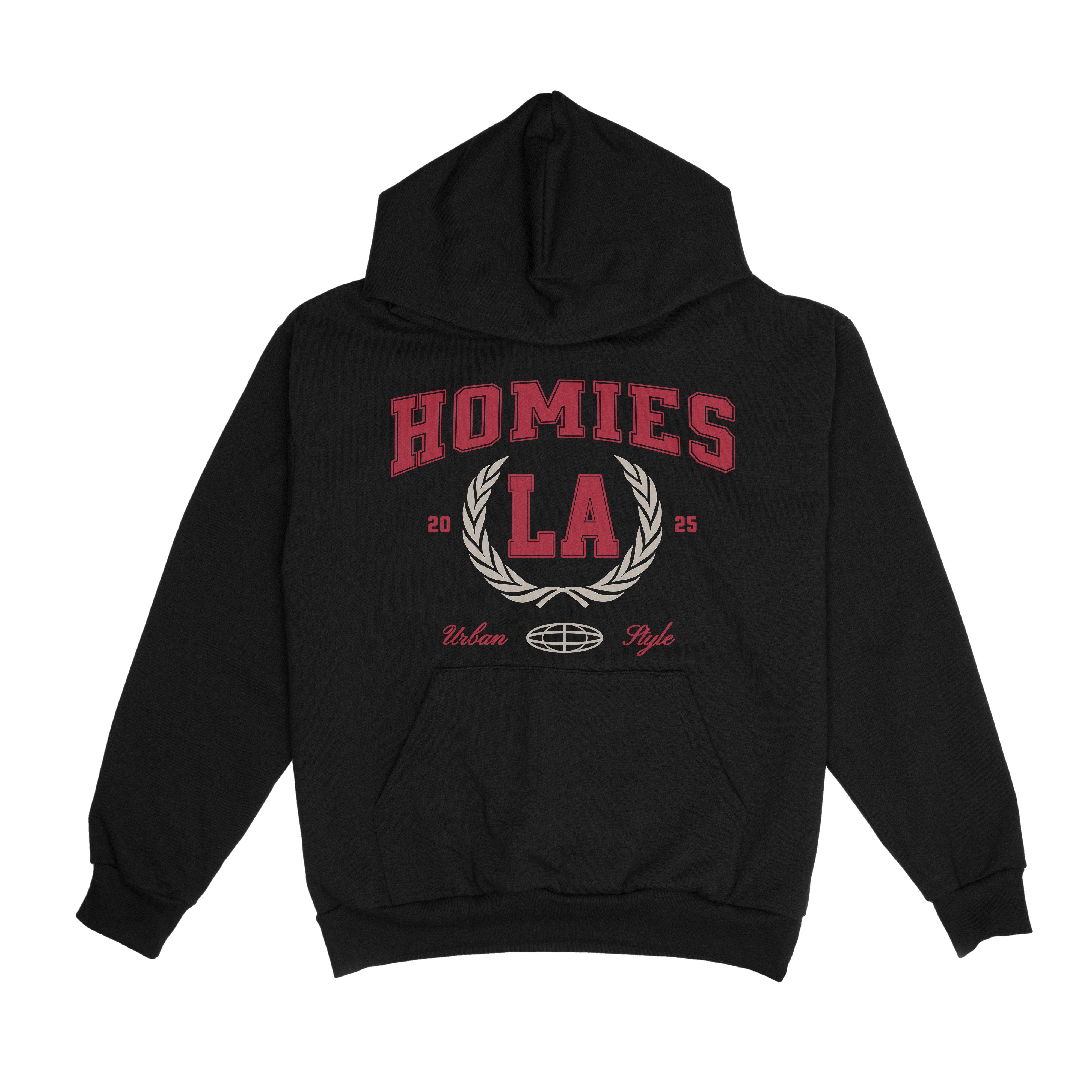 Homies "Black" Urban Style Hoodie