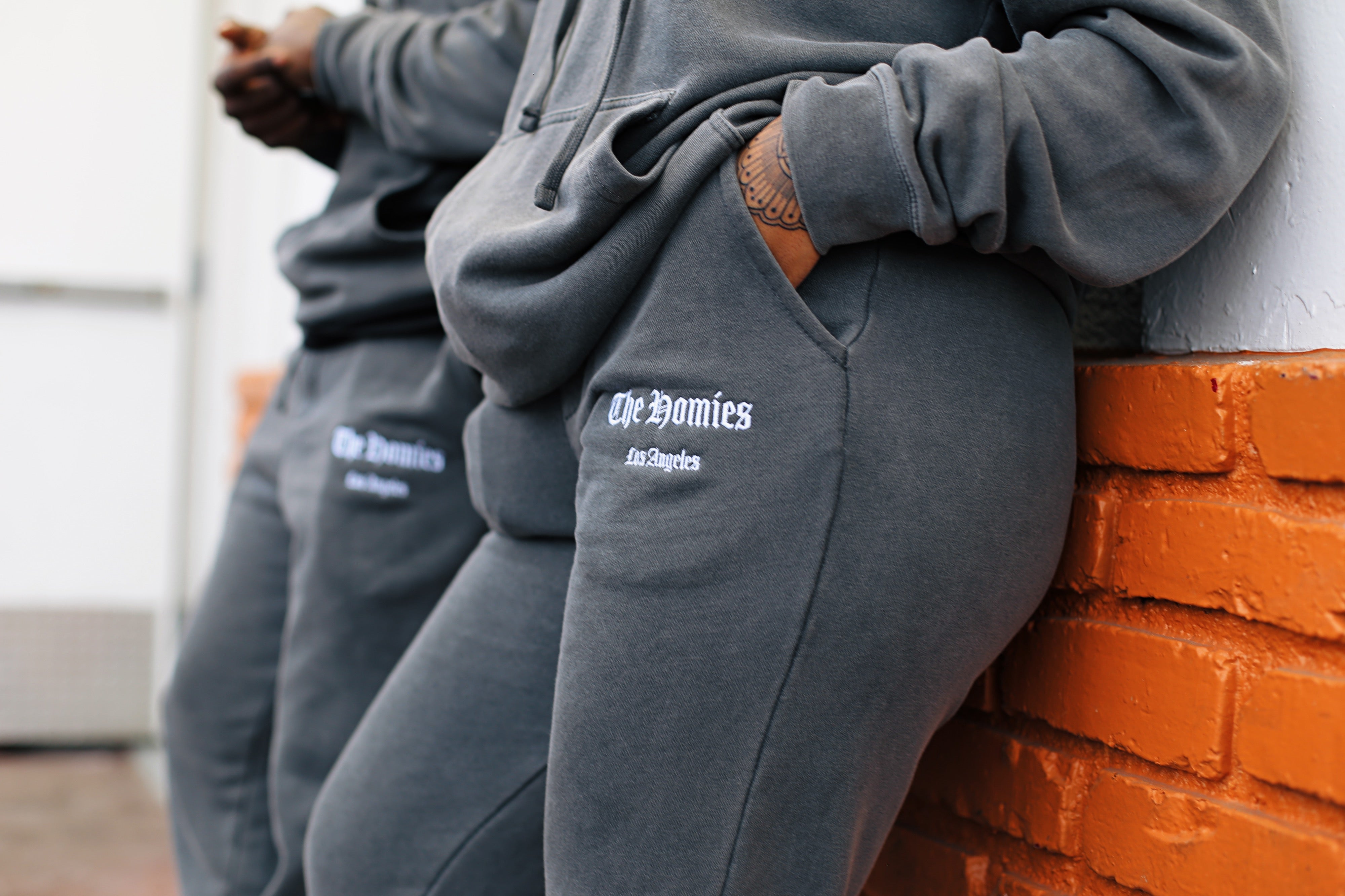 The Homies Pigment Dyed Embroidered Sweatpants