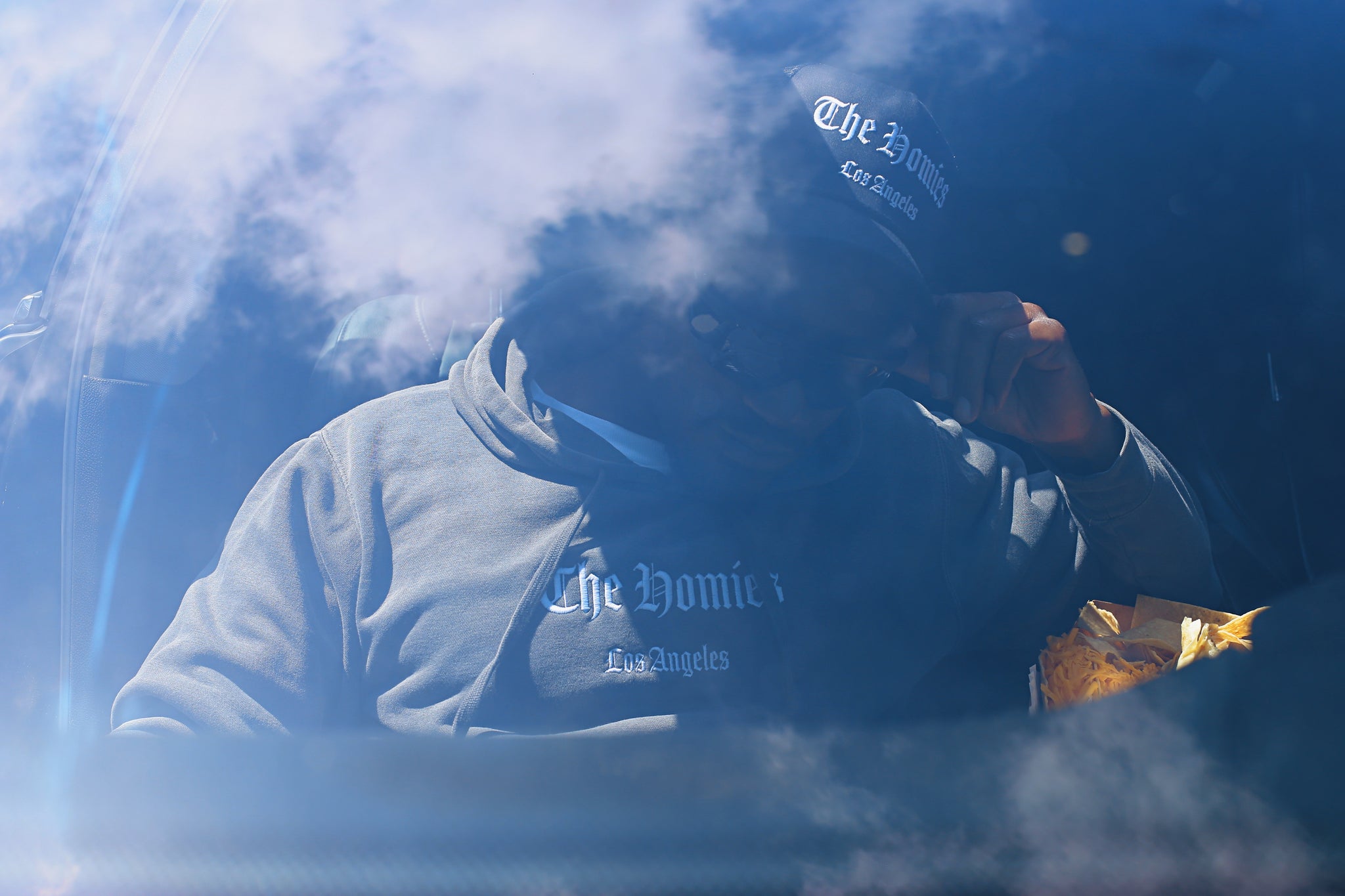 The Homies Pigment Dyed Embroidered Hoodie