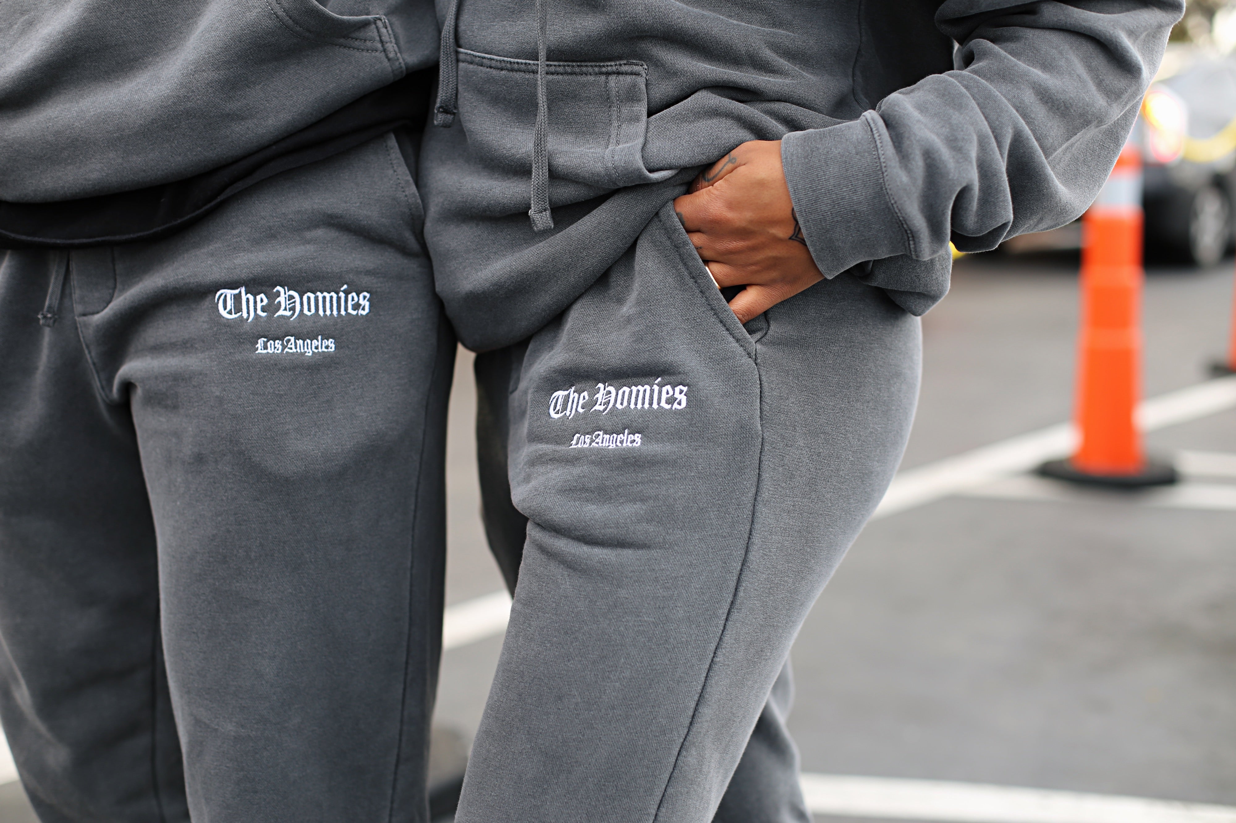 The Homies Pigment Dyed Embroidered Sweatpants