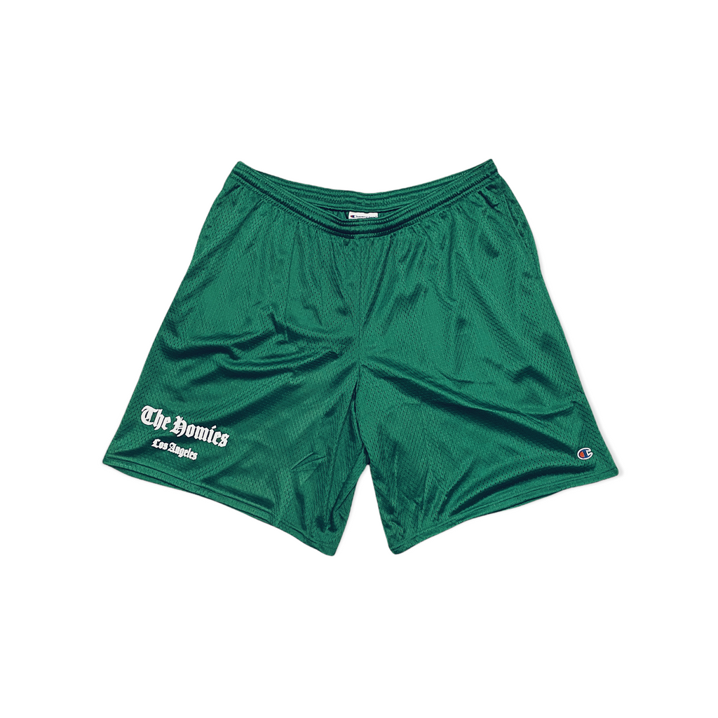 Lucky Green The Homies [OG Logo] Jersey Shorts w/ Pockets