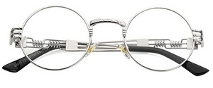 Hippie Glasses (Silver/Clear)